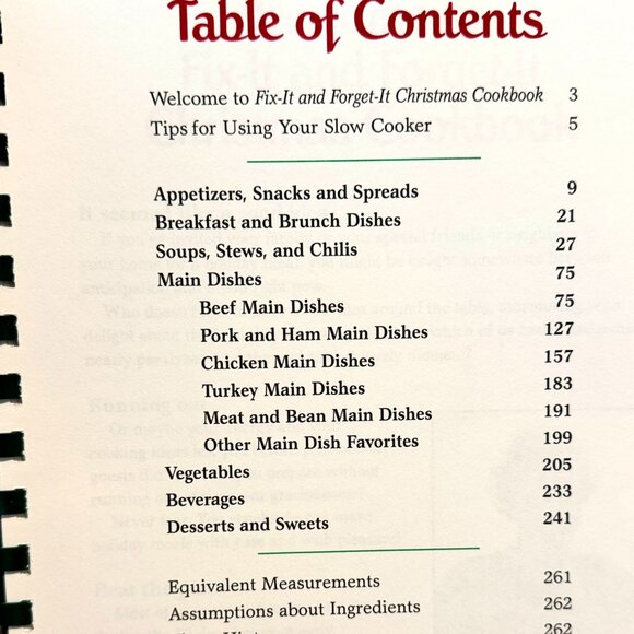 FIX-IT and FORGET-IT Christmas Cookbook 600 Slow Cooker Holiday Recipes HOLIDAYS - Picture 3 of 15